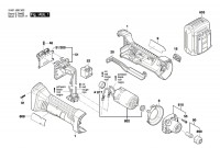 Bosch 3 601 JB5 300 Ggs 18 V-Li Cordless Straight Grinder 18 V / Eu Spare Parts